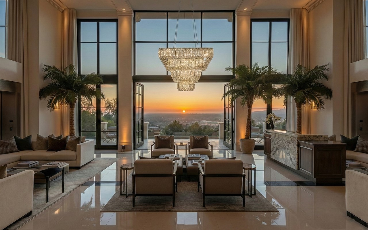 hotel lobby chandelier design