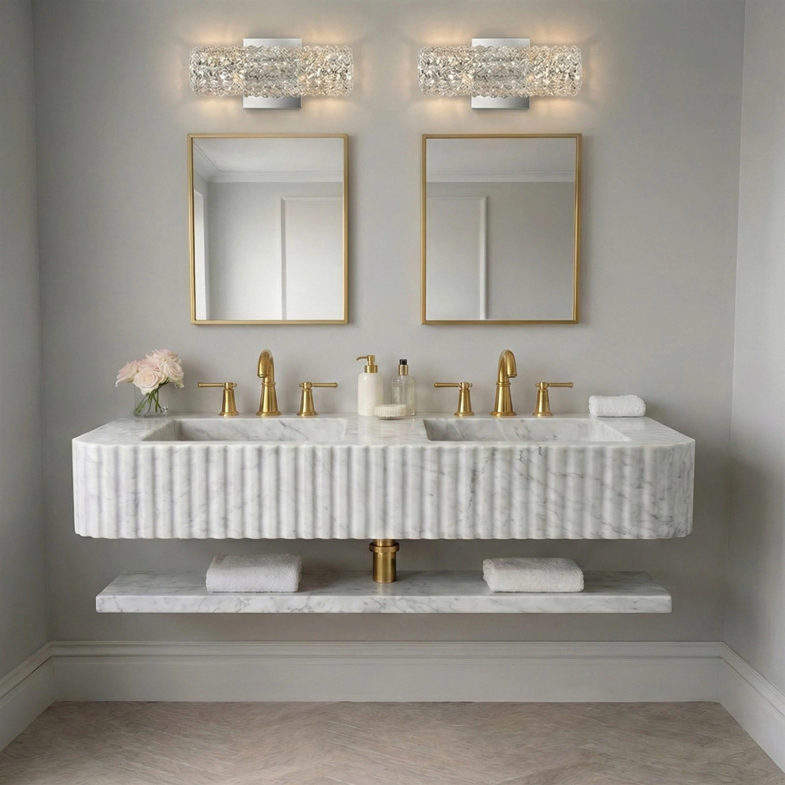 Crystal Wall lamp for hotel bathroom Crystal Wall lamp for hotel bathroom